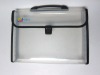 Wholesale transparent document bag /PP expanding file folder/expanding file