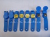 Wholesale Smiling face color plastic ID clip