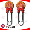 Wholesale WT-BM-0013 Lovely Fashion Soft PVC Paper Clip
