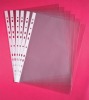 Transparent 11 hole sheet protector