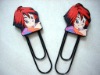 Soft pvc paper clip,Clip bookmark,Promotional gift