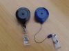 plastic badge reel key holder