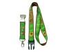 Wholesale promotion satin ribbon lanyard