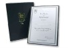 leatherette certificate holder
