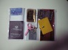 Travel Doucument Holder with passport holder and card holder and pen loop / Zippered closure