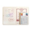 PVC Passport Holder with Credit Card Pocket