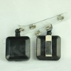 Wholesale Black square Retractable ID card reel