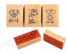 toy cartoon wooden stamp
