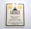 golf plastic bag tag
