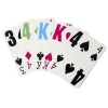 Wholesale Low vision plastic playing cards