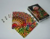 Wholesale 54pieces/deck paper playing card(laser effect)