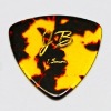 Wholesale gold stamping triangle shell guitar pick/plectrum