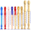 Wholesale 8-hole soprano plastic and wood Recorder/ Musical instrument
