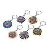 Wholesale 11.5g eight stripe sticker chip with keychain