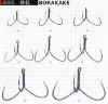 Wholesale fishing hook for lure borakake 6065,treble hooks of lure,high carbon steel hooks