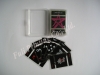 Wholesale playing card/transparent plastic playing card/poker/poker card