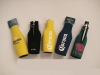 Wholesale Zipper Neoprene Beer Cooler Cover with sharkskin base