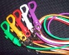 Wholesale coil spring keychain/Bungee Coil/Casino bungee coil/keychain/plastic lanyard