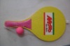 Wholesale wooden beach rackets set