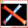 Promotional Logo Printed Inflatable Cheering Stick/Noise Maker With Top Quality