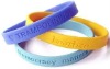 customized silicone clap bangle
