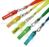 Wholesale flashing plastic whistle