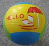 Wholesale NO 5 rubber color volleyball