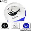 Wholesale 2011 Fashion New Silicone Swim Cap,funny swimming cap,fish swimming cap