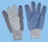 Wholesale 2011 PVC dotted cotton gloves