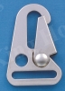 Wholesale metal shiny nickel carabiner