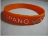 Wholesale Embossed silicone bracelet