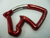 Wholesale red metal carabiner