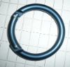 Wholesale blue round metal carabiner, climbing hook