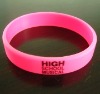 Wholesale kinds colour silks-screen printed silicon rubber wristbands