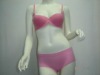silk seamless bra set