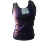 Wholesale ladies 100% polyester seamless camisole stock