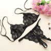 Wholesale black bikini type sexy lingerie, sleeping suit, sex nightclothes