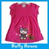 girl's long style t shirt