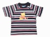 Wholesale 2011 summer yarn dyed children t-shirt