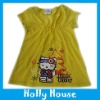 Wholesale girl's long style t shirt