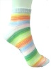 Wholesale Colorful striple women socks,rainbow colors