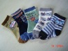 Wholesale 100% cotton baby socks B-S-74005