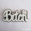 Wholesale Fashion Bitch belt buckle with rhinestone