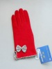 Wholesale Red cashmere gloves fashion clothing
