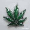 Wholesale Pewter finish leaf belt buckle
