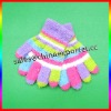 Wholesale multicolor microfiber gloves
