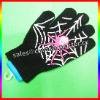 Wholesale spider halloween gloves