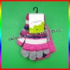 Wholesale fashion children acrylic gloves