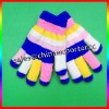 Wholesale two layers children knitted gloves