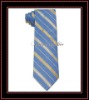 Wholesale stripe 100% jacquard silk & microfiber business necktie